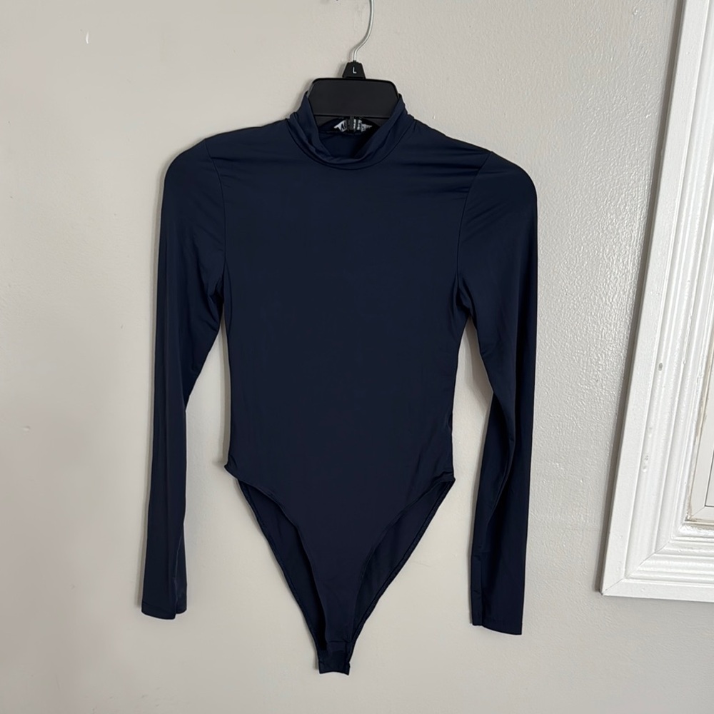 Navy Long Sleeve Bodysuit